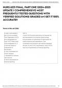 NURS 6531 FINAL, PART ONE |2024-2025 UPDATE | COMPREHENSIVE MOST FREQUENTLY TESTED QUESTIONS WITH VERIFIED SOLUTIONS| GRADED A+| GET IT 100% ACCURATE!!