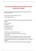 CCT Exam Prep Questions And 100% Correct Answers A+ Graded