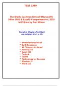 Test Bank for The Shelly Cashman Series® Microsoft® Office 365® & Excel® Comprehensive | 2025, 1st Edition by Wilson (All Chapters included)