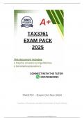 TAX3761 EXAM PACK 2025