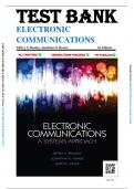 Test Bank For Electronic Communications: A Systems Approach 1st Edition by Jeffrey S. Beasley All Chapters - 9780132988636