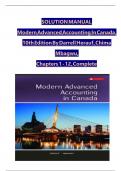 Modern Advanced Accounting In Canada, 10th Edition By Darrell Herauf, Chima Mbagwu,