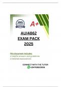 AUI4862 EXAM PACK 2025