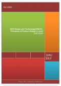 OXFORD CAMBRIDGE AND RSA 2024 (JUN/ JULY) GCE  Design and Technology  H406/01: Principles of Product Design  A Level ACTUAL QUESTION PAPER AND MARKING SCHEME