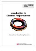 Introduction to Disaster Preparedness