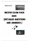 INC3701 EXAM PACK 2025  {DETAILED QUESTIONS AND ANSWERS }