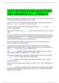 TEEX REVIEW EXAM QUESTIONS AND ANSWERS ALL CORRECT 