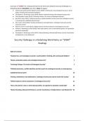 Security Challenges in a Globalizing World Notes on *SOME* Readings - GRADE 7,5