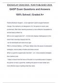 QASP Exam Questions and Answers 100% Solved | Graded A+