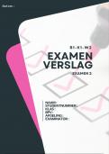 Examenverslag 2 - Stelt de verpleegkundige diagnose en stelt het individuele plan van de zorgvrager op (Zorgverlener) (B1-K1-W2)