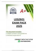 LEG2601 EXAM PACK 2025