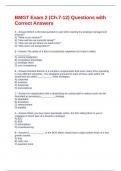 BMGT Exam 2 (Ch.7-12) Questions with Correct Answers