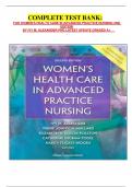 COMPLETE TEST BANK: FOR WOMEN'S HEALTH CARE IN ADVANCED PRACTICE NURSING 2ND  EDITION BY IVY M. ALEXANDER PHD LATEST UPDATE GRADED A+