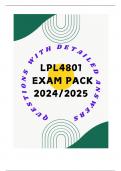 LPL4801 EXAM PACK 2024/2025