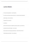 Latrina Walden Exam Questions and Correct Answers