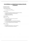 CS 135 Midterm 1 complete Review Package University of Waterloo