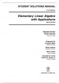 Elementary Linear Algebra Howard Anton 9th Edition Solutions PDF