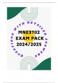 MNE3702 EXAM PACK 2024/2025