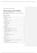 Samenvatting -  Climate change: science & policy (NWI-FMT034-2024)