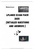 LPL4802 EXAM PACK 2025  {DETAILED QUESTIONS AND ANSWERS }