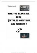 MNE3702 EXAM PACK 2025  {DETAILED QUESTIONS AND ANSWERS }