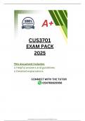 CUS3701 EXAM PACK 