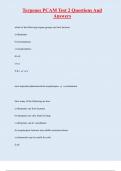 Terpenes PCAM Test 2 Questions And  Answers