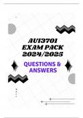 AUI3701 EXAM PACK 2024/2025