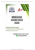 MNE3702 EXAM PACK 2025 