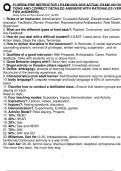 2. FLORIDA FIRE INSTRUCTOR 1 EXAM 2024-2025 ACTUAL EXAM 100 QUESTIONS AND CORRECT DETAILED ANSWERS WITH RATIONALES (VERIFIED ANSWERS)