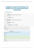 Full Bundle-::Straighterline Anatomy and Physiology II Lab BIO202L Lab 10-18 Exams with Correct Answers 2024( 100% Success Guaranteed)