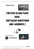 FMT3701 EXAM PACK 2025  {DETAILED QUESTIONS AND ANSWERS }