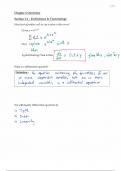 Differential Equation Notes