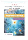 Test Bank For Pathophysiology  A Practical Approach 4th Edition By Lachel Story / BEST STUDY GUIDE