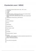 Chamberlain exam 1 NR222 questions and answers rated A+ 2025/2026