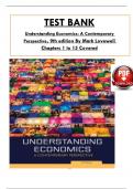 Test Bank For Understanding Economics: A Contemporary Perspective, 9th edition By Mark Lovewell, ISBN: 9781264874521, All 15 Chapters Covered, Verified Latest Edition