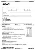 A-Level AQA 2024 Chemistry Paper 3