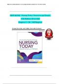 Test Bank For Nursing Today _ Transition and Trends 11th Edition by JoAnn Zerwekh, Ashley Garneau All Chapters 1-26 LATEST