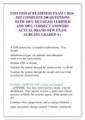 EMT FISDAP READINESS EXAM 1 2024- 2025 COMPLETE 200 QUESTIONS  WITH 100% DETAILED VERIFIED AND 100% CORRECT ANSWERS ACTUAL BRAND-NEW EXAM  ALREADY GRADED A+