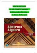 SOLUTION MANUAL First Course in Abstract Algebra A 	  8th Edition by John B. Fraleigh 	  All Chapters Full Complete