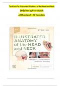  Test Bank For Illustrated Anatomy of the Head and Neck 6th Edition by Fehrenbach