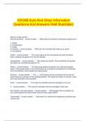  ASVAB Auto And Shop Information Questions And Answers Well Illustrated.