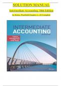 SOLUTION MANUAL  Intermediate Accounting, 18th Edition by Kieso, WarfieldChapter 1 - 23 Complet