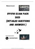 IFP3701 EXAM PACK 2025  {DETAILED QUESTIONS AND ANSWERS }