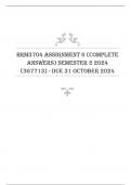 HRM3704 Assignment 6 (COMPLETE ANSWERS) Semester 2 2024 (367713) - DUE 31 October 2024