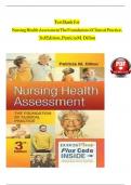 Test bank for nursing health assessment the foundation of clinical practice 3rd edition patricia m dillon