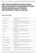 2024 Newest| CUS3701-Curriculum Studies |2024-2025 UPDATE |COMPREHENSIVE MOST TESTED QUESTIONS AND VERIFIED SOLUTIONS|GET IT 100% ACCURATE!!