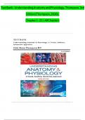 Test Bank - Understanding Anatomy and Physiology, Thompson, 3rd Edition (Thompson, 2020),  Chapter 1 - 25 | All Chapters