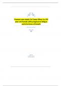 I human case study Col Casey Kilroy is a 50- year-old female with progressive fatigue and shortness of breath.