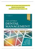 TEST BANK For Little and Falace's Dental Management of the Medically Compromised Patient, 10th Edition by Craig Miller, Verified Chapters 1 - 30, Complete Newest Version